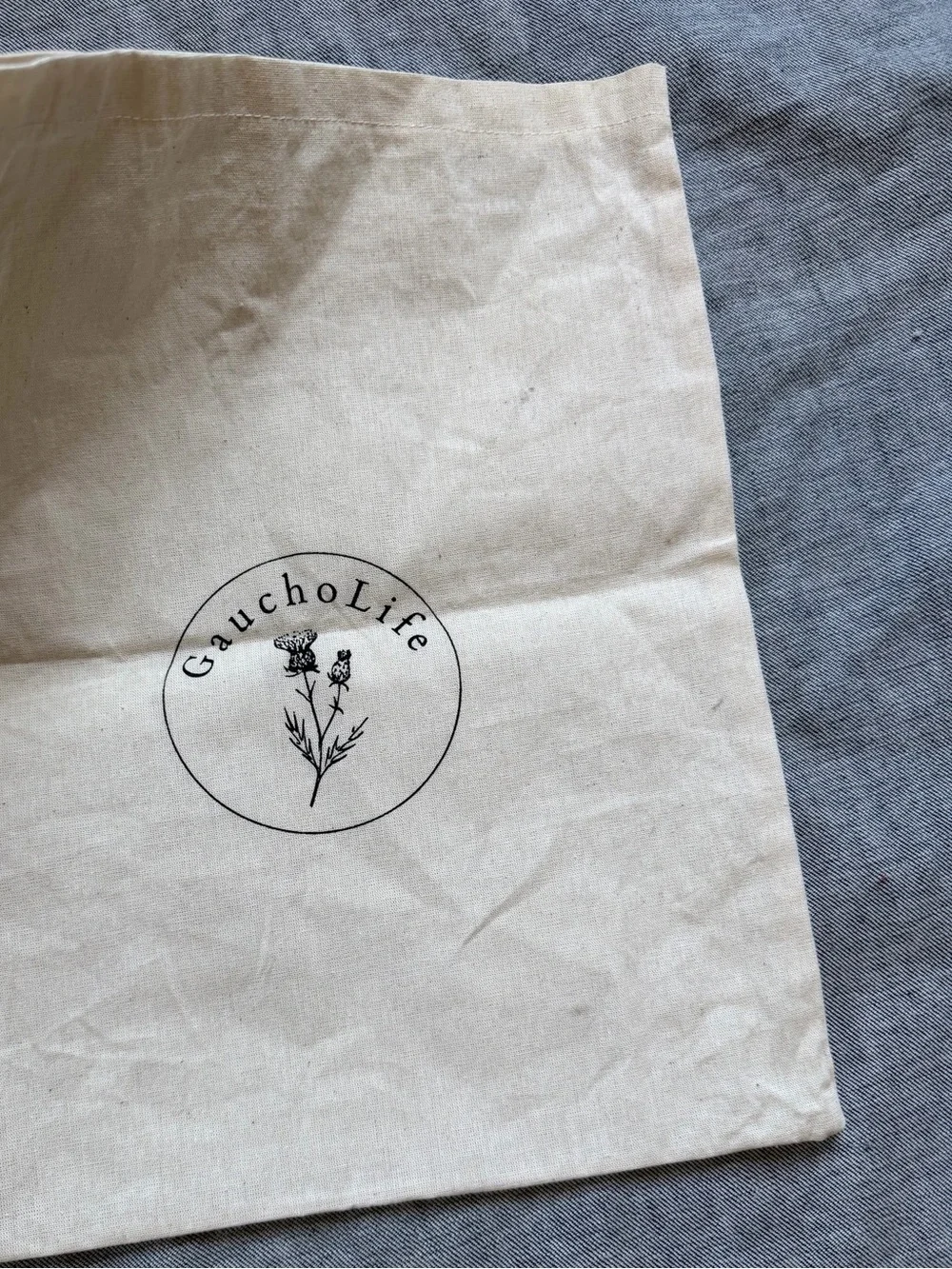 Cream Cotton Storage Tote - Reusable Organizing Bag